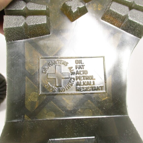 Dr. Martens AirWair Devon Black Grain Leather Buckle Boots Women’s US Size 8 - Picture 10 of 14